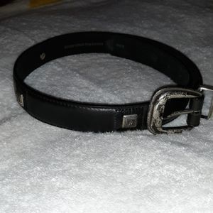 REI Leather‎ Square Silver Concho Belt 24-28"